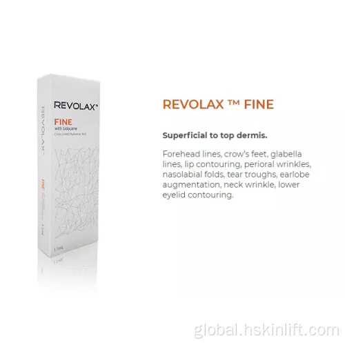 Hyaluronic Acid Filler Fine Line hyaluric acid injection revolax dermal filler for lip Manufactory